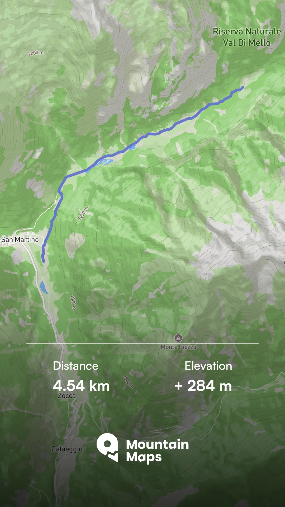 Mappa del percorso