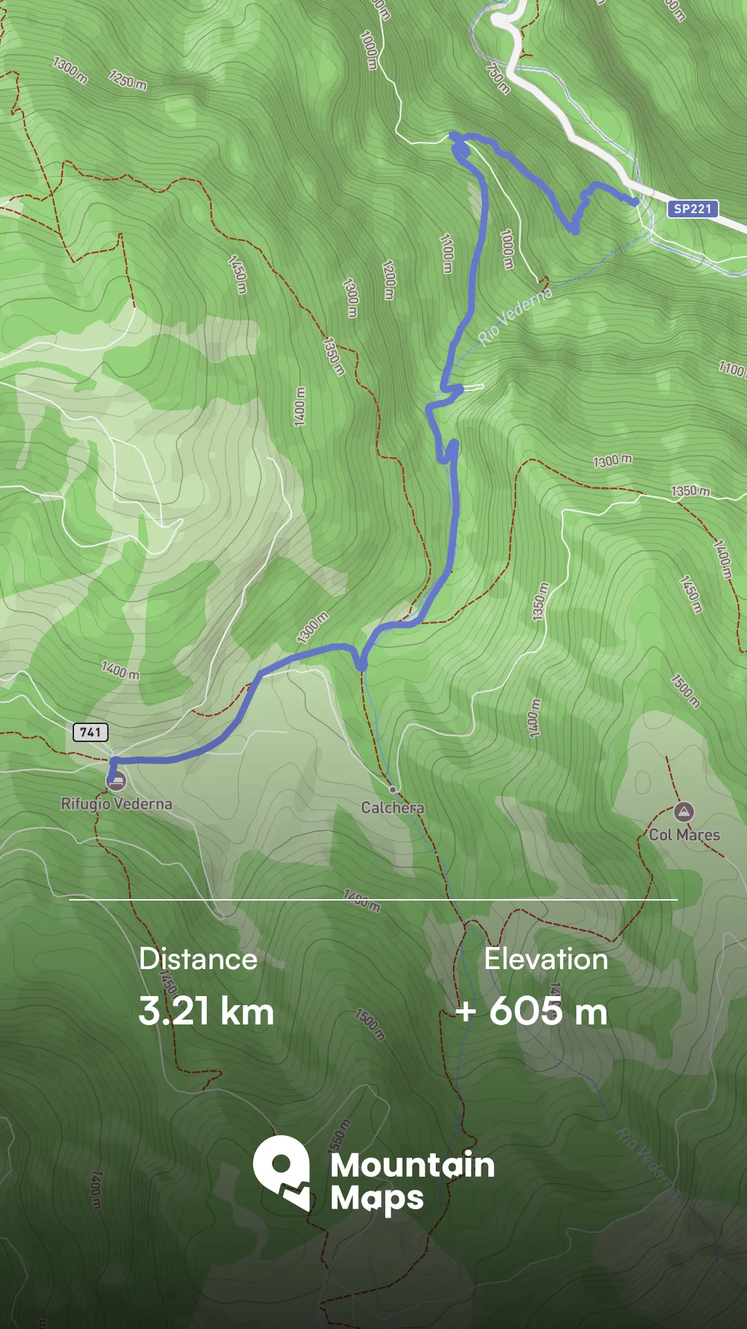 Mappa del percorso