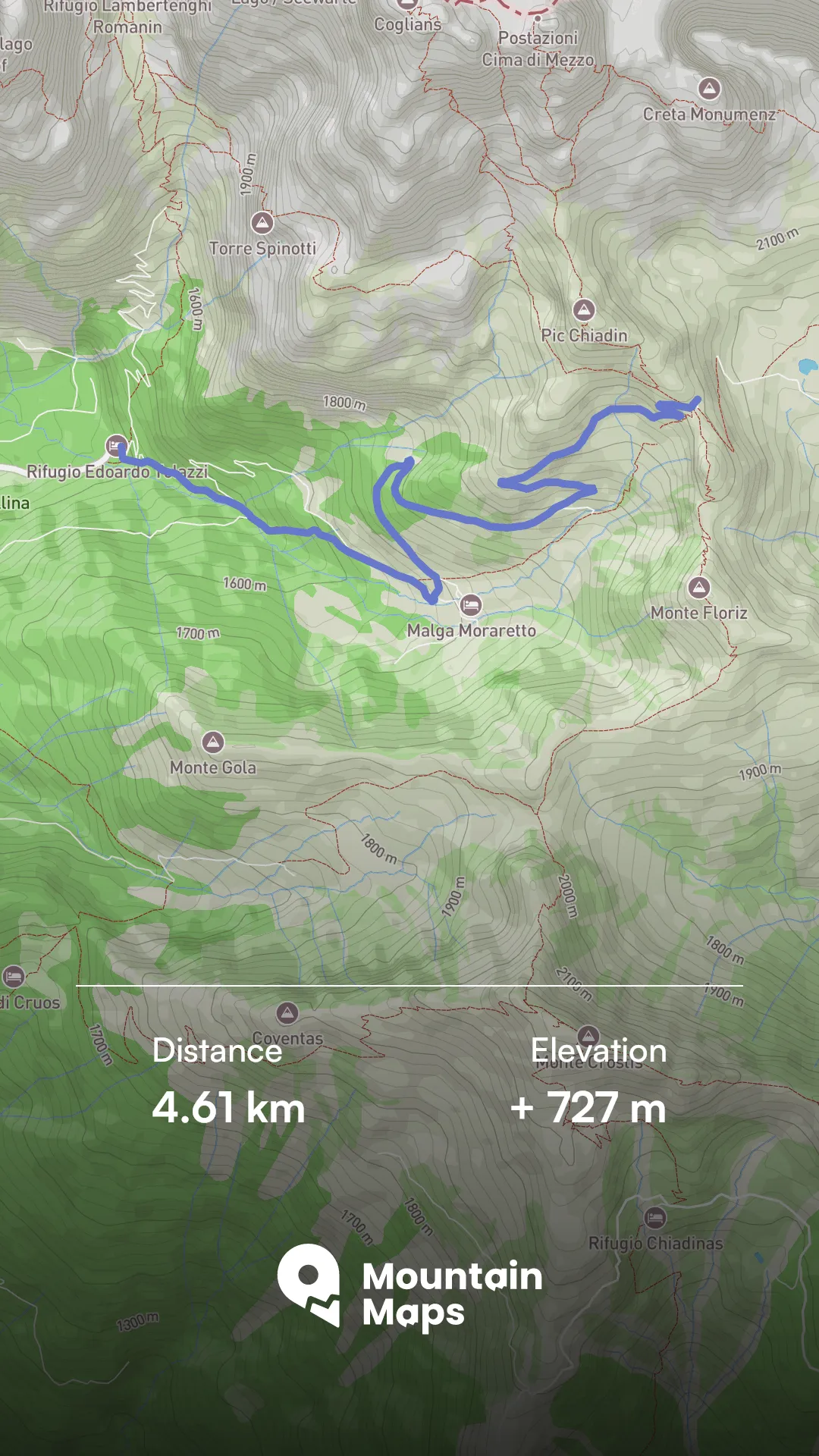 Mappa del percorso